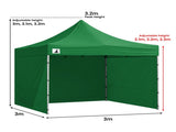 Wallaroo 3x3 PopUp Green Gazebo Marquee Outdoor Tent GAZ-POP-3X3-GN