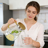 Large-Capacity Diamond Glass Water Bottle, Perfect for Hydration at Home or Office, Ideal for V1192-AZ-W-24376