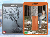 2 Pack Insulated Tree Trunk Protectors 100cm Height Winter Frost Covers for Palm Trees and Saplings V888-ELOSUNG38786