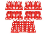 5PCS Plastic Egg Flats 30 Cell Egg Crates Holder Tray for Storage Transportation Home Farm V1294-YM0714-3111210360711