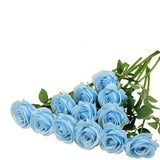 Artificial Silk Roses 25-Piece Bouquet Wedding Decorations Family Gathering - Orange - Size L V1347-DSZ-001-001-ORG-L