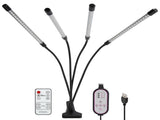 5V 40W LED Grow Light USB 4 Tube Full Spectrum Fill Light with Cip for Indoor Plants V1294-YM0721-3111210054411