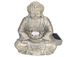 Home Buddha Garden Light Solar Powered Zen Buddha Garden Statue for Yard Garden Patio Deck V1294-YM0523-3117210197611