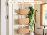 Foldable Wall-Mounted Storage Basket - Hanging Organizer for Home Use V1258-DP02-BOL-437
