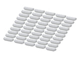 50PCS 10cm Greenhouse Film Clamp Heat Resistant Tube Clip Gardening Frame Pipe Clip for GardenWhite V1294-YM0715-3111210428412