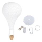 Hot Air Balloon Hanging Decor Rattan Fabric Hot Air Balloon Pendant Light Shade with Strip Light for V1294-YM0901-3115240120511