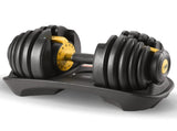 Powertrain 24kg Adjustable Dumbbell Home Gym Exercise Weights Free Workout Gold DMB-BF1-024-1-GD
