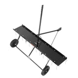Tow Behind Dethatcher, 1219mm Tow Dethatcher with 24 Spring Steel Tines, Lawn Dethatcher Rake for V952-QXSCJ48QYGLJ9DV44V0