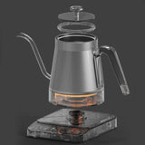 Black Gooseneck Electric Kettle with Temperature Control - 0.8L Smart Pour Over Coffee Kettle V888-ELOSUNG51233