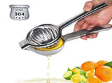 Extra Large Lemon Squeezer, Stainless Steel Lime Squeezer, Premium Heavy Duty Lemon Juicer, V1192-AZ-W-31113