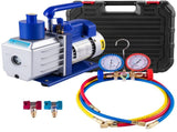 Vacuum Pump 4.8CFM 1/3HP Air Vacuum Pump HVAC A/C Air Refrigerant Rotary Vane Vacuum Pump Single V952-4.8CFM1/3HPZKB3F1V3