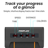 PROFLEX Electric Walking Pad Under Desk Treadmill, Remote Control, Compact Foldable Size, Tablet V219-FTNTRDPFHS3A