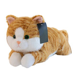 Weighted Cat Stuffed Animal Realistic Stuffed Cat Toy Throw Pillow Gray Weighted Stuffed Animals For V1366-AZ2-W-28060