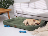 Orthopedic Dog Bed For Small Dogs Waterproof Rectangle Pet Mat Soft Comfortable Pet House Indoor V1370-AZ4-12347