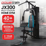 Powertrain JX-300 Multi Station Home Gym 44kg Weight Cable Machine HGM-JX-300