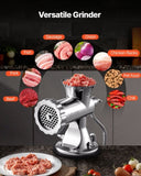 VEVOR Manual Meat Grinder, 304 Stainless Steel Hand Meat Grinder with Suction Cup + Steel Table V952-BXGSDJRJYS305W7U7V0