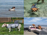 Pet products Dog Life Jacket, Cute Shark Dog Life Vest for Swimming Boating with Superior Buoyancy V1107-GOUJIUSHENGYI-L
