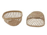 2PCS Woven Basket Handwoven Sea Grass Storage Basket for Flower Plant Farmhouse Home Decor V1294-YM0706-3117230158611