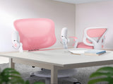 Kids Desk Chair - Children Office Study Seat with Footrest CILO - Pink V274-FT-OC-2615-FPK