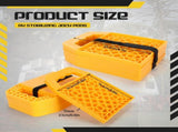 8 Pieces RV Stabilizing Jack Pads Camper Jack Pads RV Leveling with Handle Camper Stabilizer V1258-DP02-C-3069
