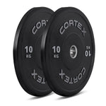 CORTEX PR4 Folding Power Rack with 130kg Olympic Bumper Weight, Bar and Bench Set V420-CSPR-PR4-C