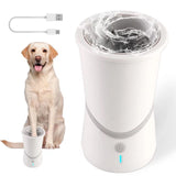 Automatic Dog Paw Cleaner with Silicone Bristles - Electric Dog Paw Washer Cup for Dog Muddy Claws, V1370-AZ4-06967