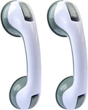 Wall Grab Bar 2-Piece Professional Non-Slip Handle Wall Grip Toilet Grab Bar Bath Grab Bar V1188-MS101-02133-1