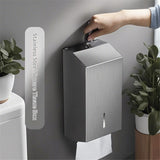 Paper Towel Dispenser - 304 Grade Stainless Steel, Wall Mounted, High Capacity Dispenser for V1192-AZ-W-7409