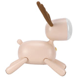 LED Night Light Cartoon Deer-Shaped Table Lamp 1200mAh USB Charging Bedroom DecorationLight Brown V1294-YM0721-3119210002012