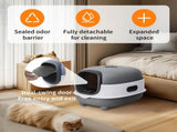 Leak-Proof Cat Littering Box V767-P-ZM1674-GY