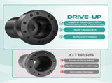 Golf Cart Steering Wheel Adapter, EZGO Adapter for TXT and RXV Models-Black V1259-DP01-A-5418