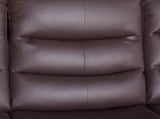 32 Seater Recliner Sofa In Faux Leather Lounge Couch in Brown V43-SET-FAN-3+2-BR