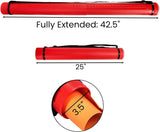 3 Packs Extendable Poster Tube, 25" to 42.5" Waterproof Blueprint Holder with Strap, Portable V1259-DP01-A-975