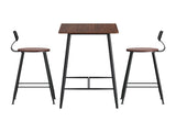 Artiss Bar Table and Stools Set Dining Desk Kitchen Chairs Cafe Pub BA-TAB-CHR-SET-WM