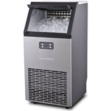 POLYCOOL Commercial Ice Maker Machine, up to 60kg/24hr, Timer & Self Cleaning Programs V219-FDSICMPY60KA
