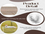 Sofa Cushion Cover,Clear Waterproof Couch Protector,Furniture Cushion Protector for Home,Plastic V1192-AZ-W-18028