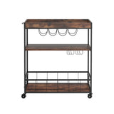 Artiss Kitchen Island Rolling Serving Cart DIY-KI-02-WAL