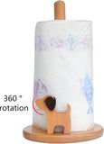 Dog Style Paper Towel Holder, 6 x 10 Inch Wood Paper Towel Holder, Wooden Paper Towel Holder V1188-CYX-LHJ-2550