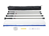 Dust Barrier Poles, 12 Ft Barrier Poles, Dust Barrier System with 4 Telescoping Poles, Magnetic V952-FCPZYCY410FTV2QEBV0