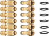Garden Hose Quick Connector Set Solid Brass No Leak 3/4 Inch Thread Water Fitting for Garden V1189-LC-LY-00127
