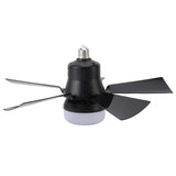 Ceiling Fan Light Dimmable 3 Wind Speed Timer E26 Screw in Ceiling Fan with LED Light for Bedroom V1294-YM0901-3119240075611
