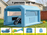 Giantz Inflatable Paint Booth 2.5X2.5X3M Inflatable Spray Booth with 550W Powerful Blower and Air SPRAY-BOOTH-3X2.5-BL