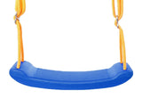 Swing Seat Anti Skid Buckle Adjustable Tear Resistant Rope Children Seat Swing for Park Outdoor Blue V1294-YM0703-3111230032913