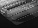Clear Acrylic Silverware Tray with Multiple Compartments for Kitchen and Office Storage V1370-AZ4-20942