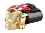 220V DN15 1/2" Electric Normal Closed Valve Electromagnetic Valve for Water Oil Air Gas V1294-YM0901-JY01042