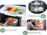 Lunch Box - Bento Box with Cutlery - 3-Layer 2000ml Lunch Box - Insulated Lunch Box for Adults and V1188-MS-313-0746