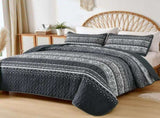 Black Boho Majesty Bedspread Coverlet 3 Piece Set V745-AC081461Q13U