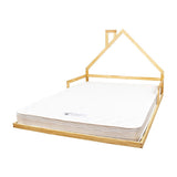 Pine Wood Floor Bed House Frame for Kids and Toddlers V63-849591