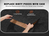 Carpet Tiles Peel and Stick, 24 x 24 Squares Self Adhesive Carpet Floor Tile, Soft Padded Carpet V952-ZZFKDT2424YCT8PQDV0
