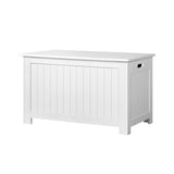 Keezi Kids Toy Box Chest Storage Blanket Children Clothes Room Organiser White FURNI-G-TOY213-WH